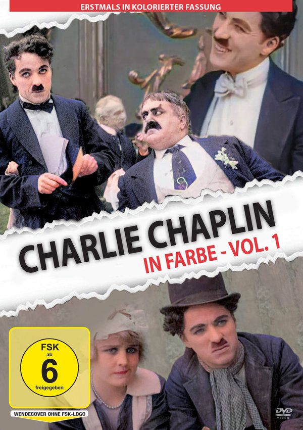 Charlie Chaplin in Farbe Vol. 1–5 (Bundle)